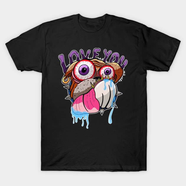 Love You Doggy T-Shirt by Chris Nixt